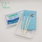 検査のための1つの使い捨て可能な歯科キットに付きプラスチック5つ
