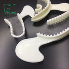 白い歯科印象の皿、使い捨て可能なEdentulous印象の皿